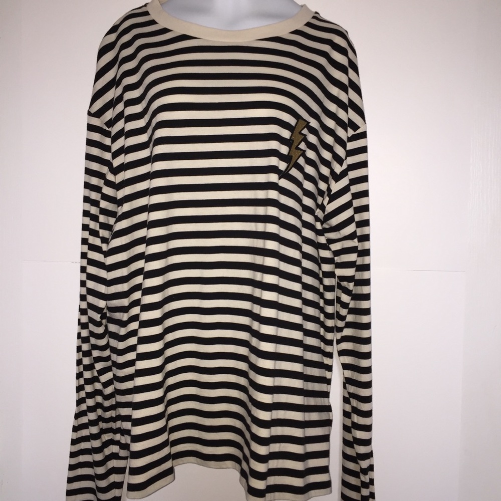 NWT H&M Striped Top Women Size XL